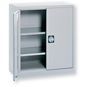 Flügeltürschrank 890 grau verzinkt